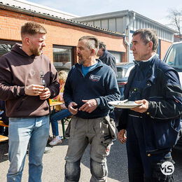 Teamevent Grillen, Marcel Höwelhans, Waldemar Latreider Georg Pasik,  | Marquardt & Streck Hamburg-Billstedt, Ihr Experte für Haustechnik, Elektrotechnik & Sanitär-Heizung-Klimatechnik